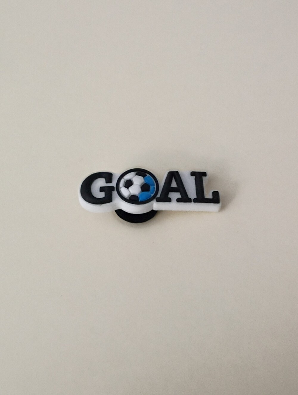 10 for $10 Jibbitz Croc Charm - Soccer Ball Black White Blue GOAL Football Sport